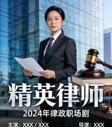 职场剧《精英律师》海报 - 2024年律政职场剧